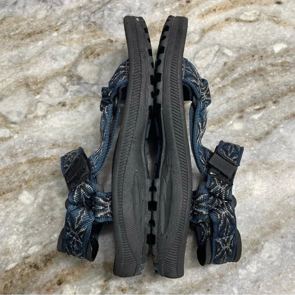TEVA HURRICANE HIKING SPORT ADJUSTABLE STRAP BLUE/BLACK SANDAL size 4 - Picture 6 of 10